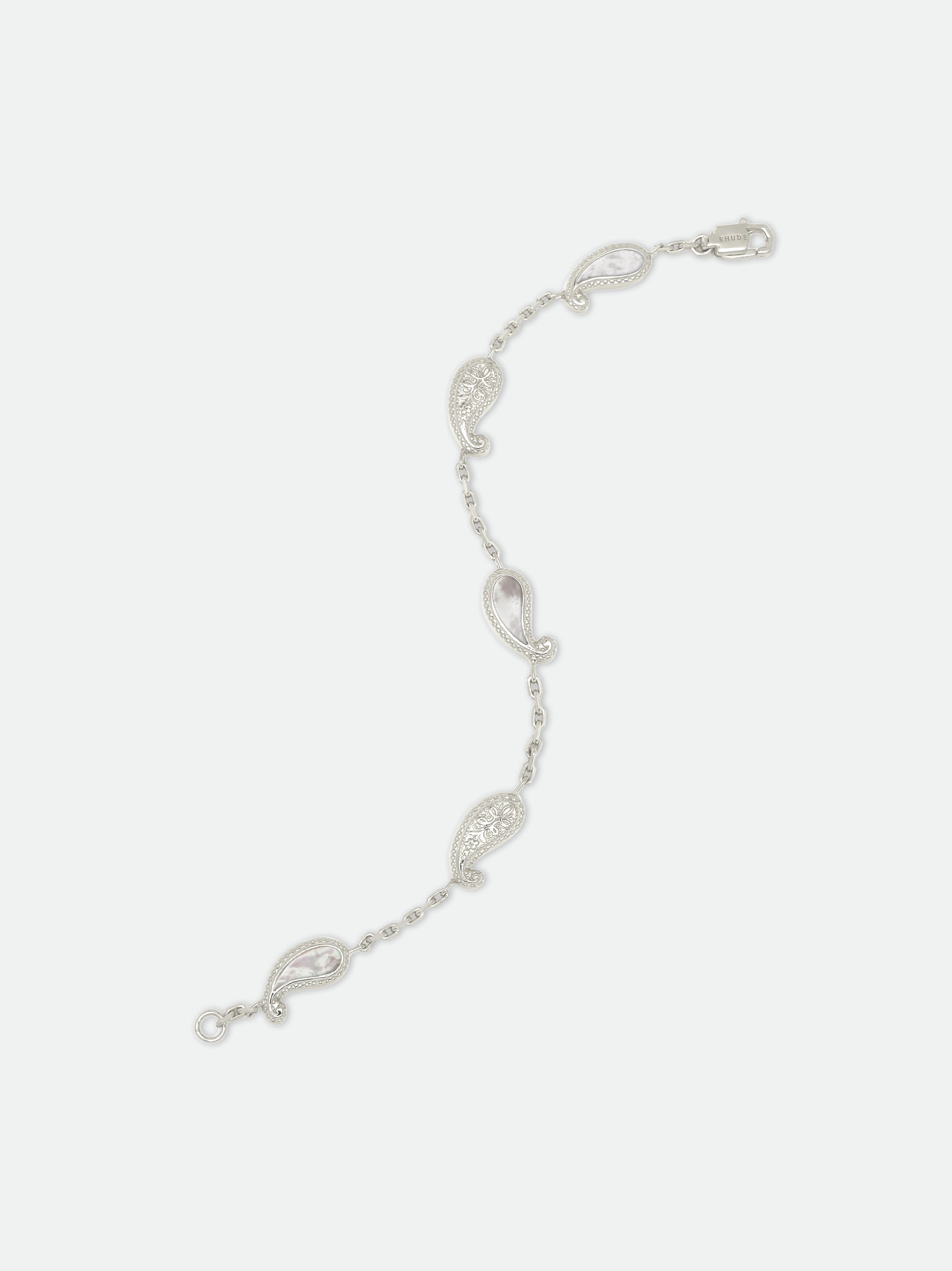 YOU BRACELET — 14K WHITE GOLD/MOTHER OF PEARL