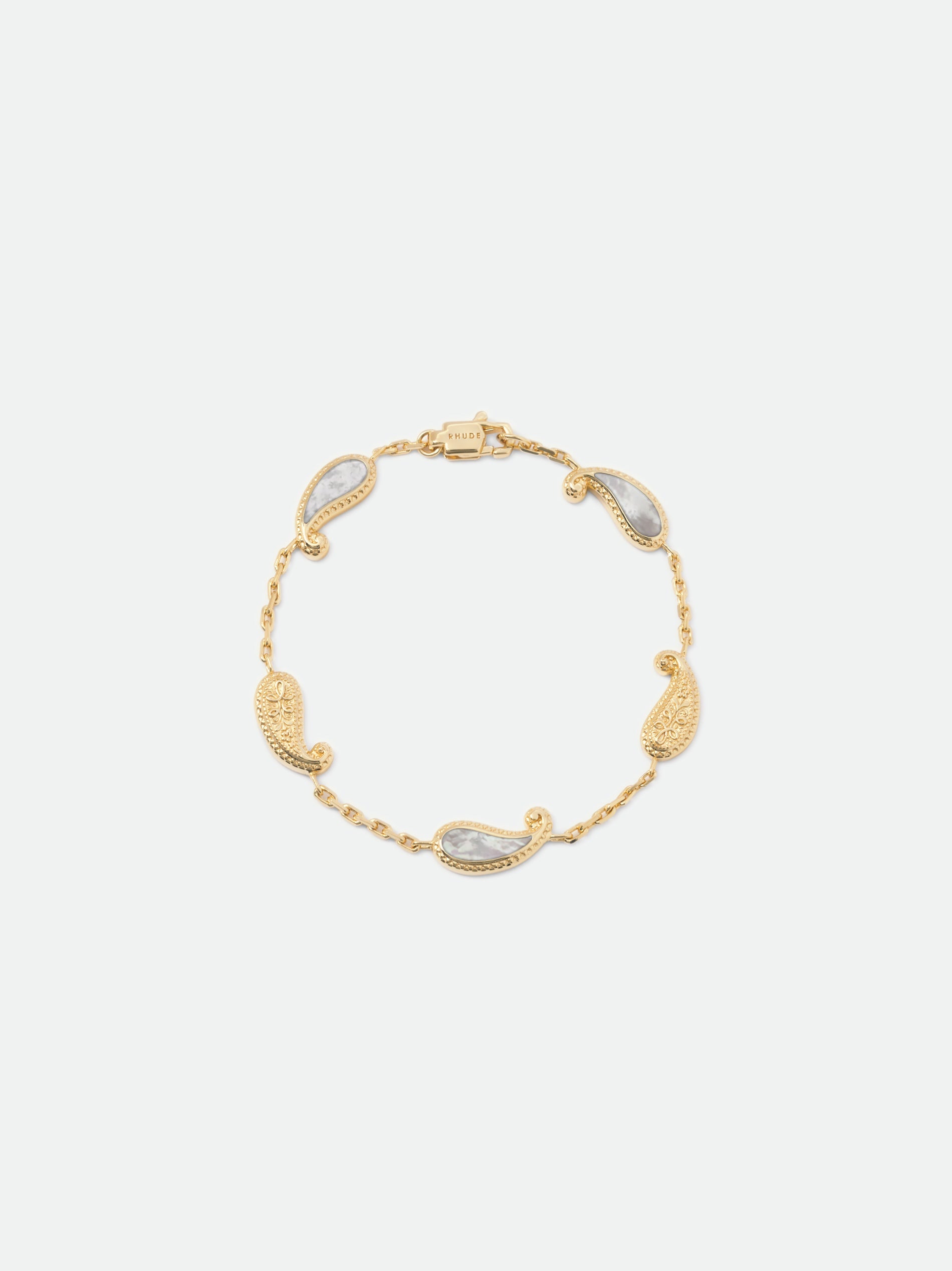 YOU BRACELET — 14K YELLOW GOLD/MOTHER OF PEARL