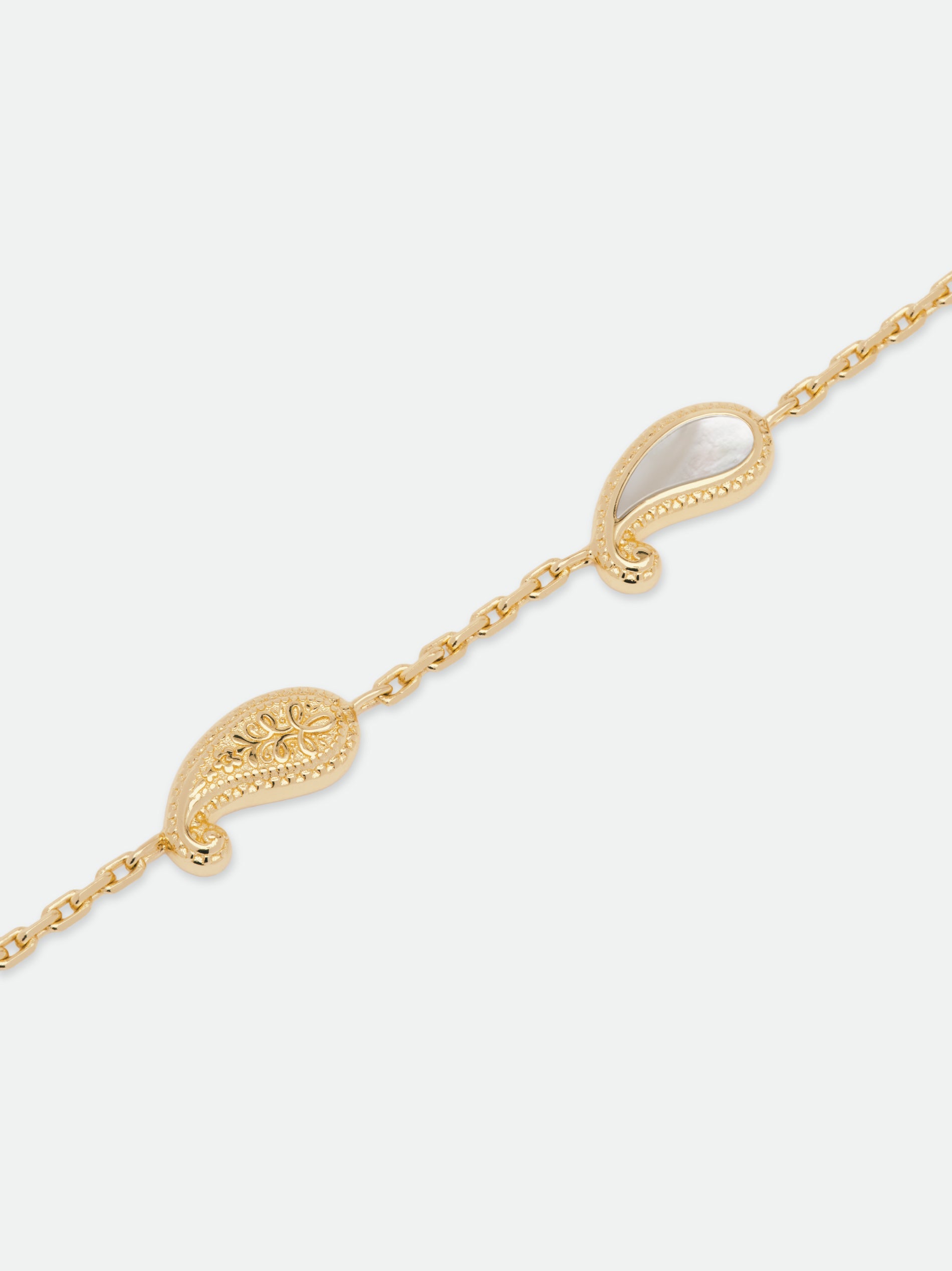 YOU BRACELET — 14K YELLOW GOLD/MOTHER OF PEARL