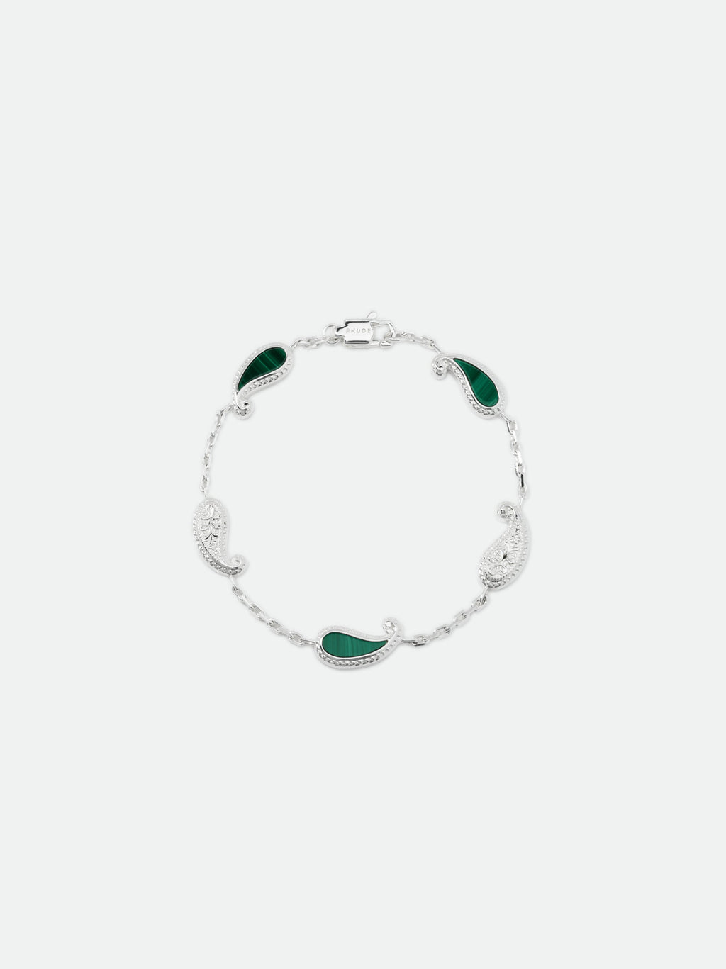 YOU BRACELET — SILVER/MALACHITE