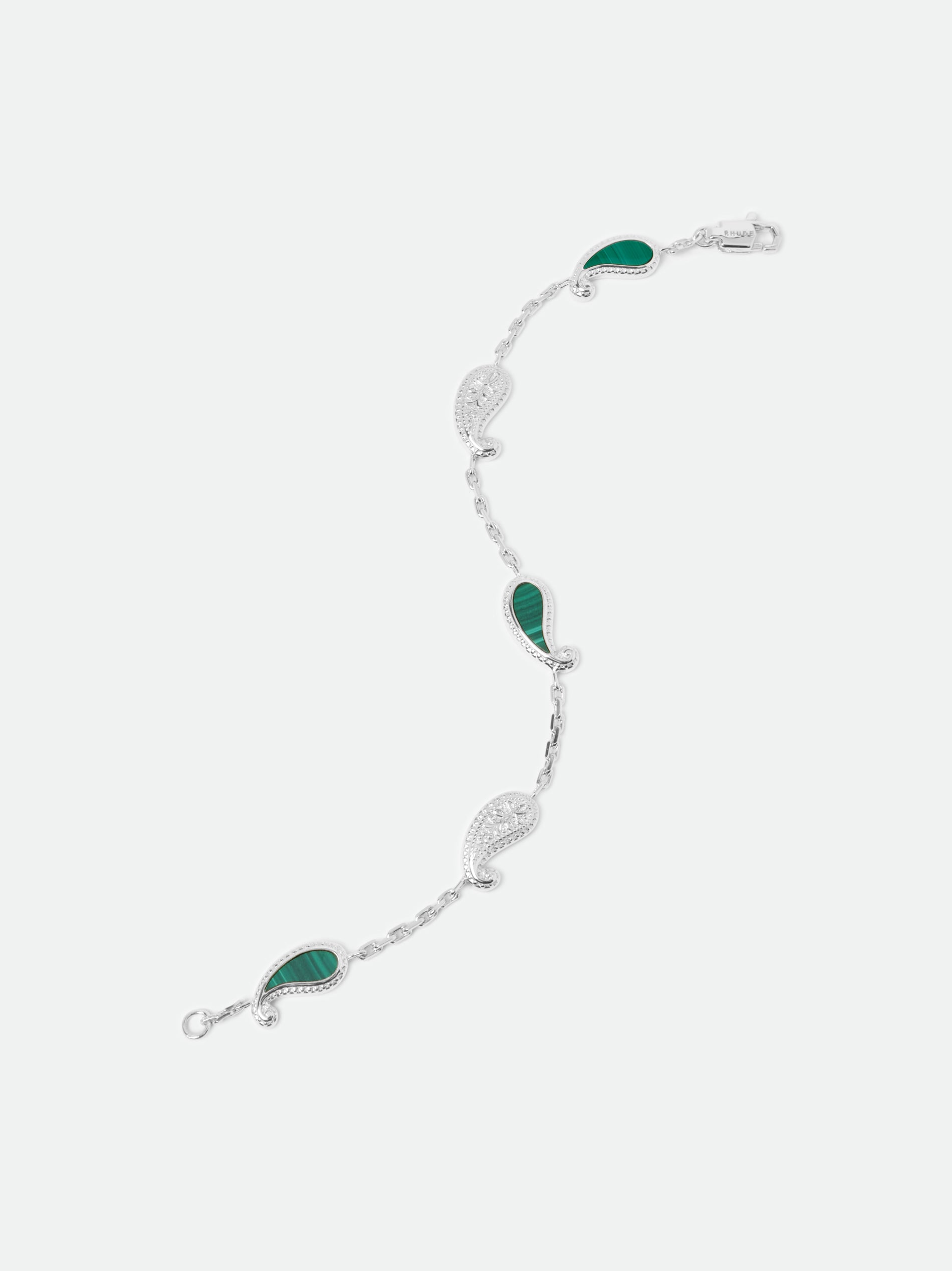 YOU BRACELET — SILVER/MALACHITE