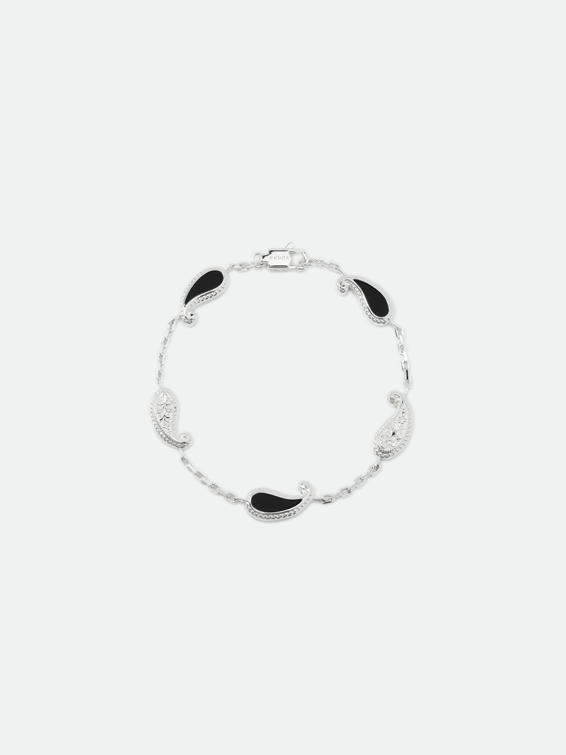 YOU BRACELET — SILVER/ONYX