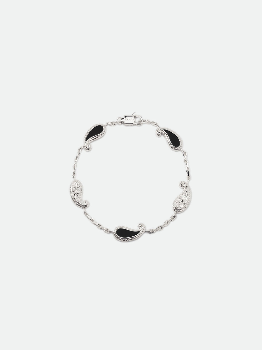 YOU BRACELET — 14K WHITE GOLD/ONYX