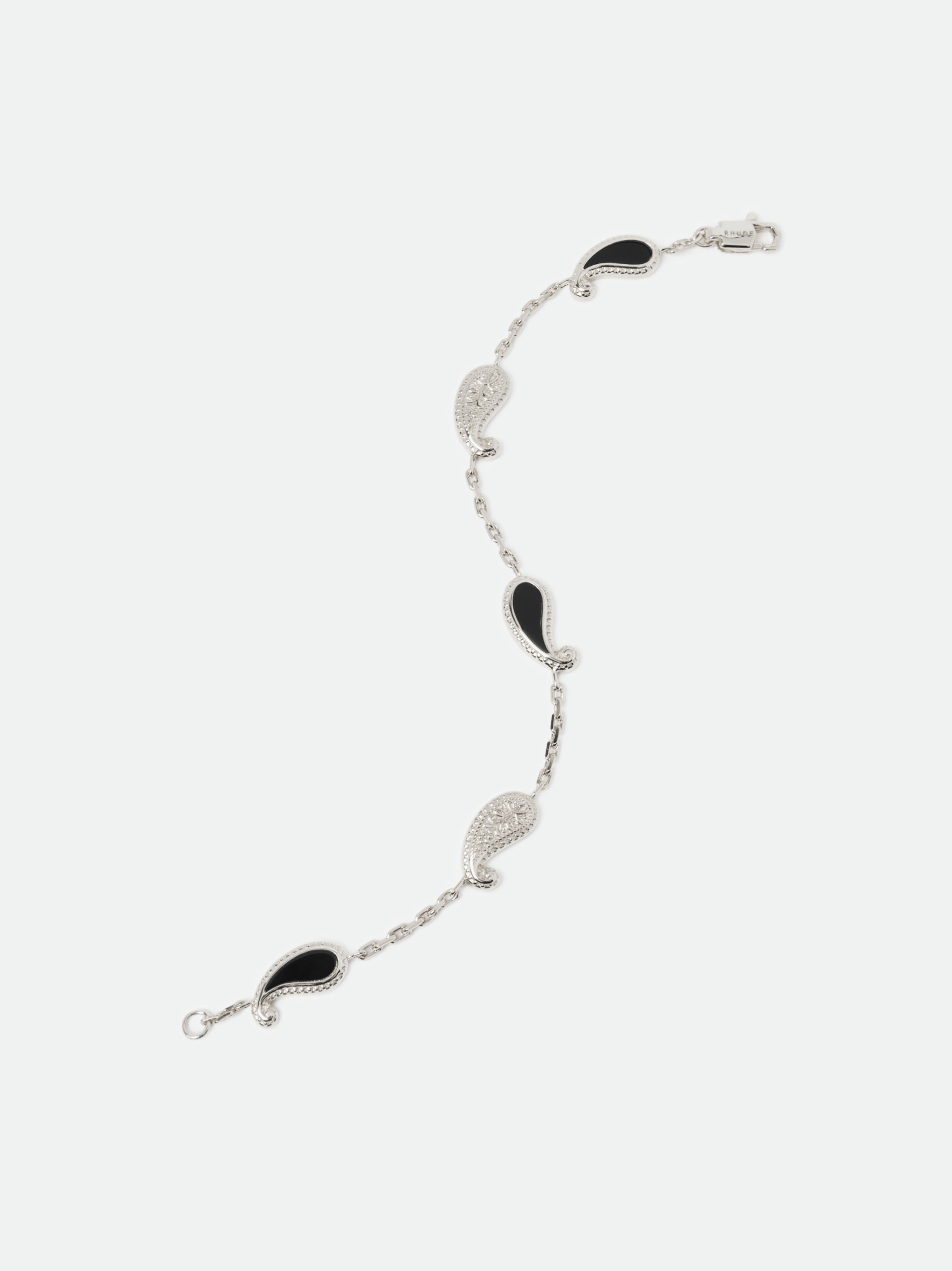 YOU BRACELET — 14K WHITE GOLD/ONYX