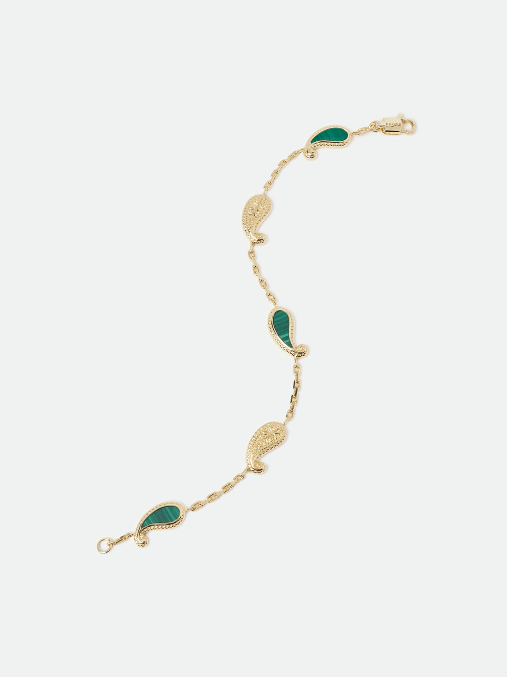 YOU BRACELET — 14K YELLOW GOLD/MALACHITE