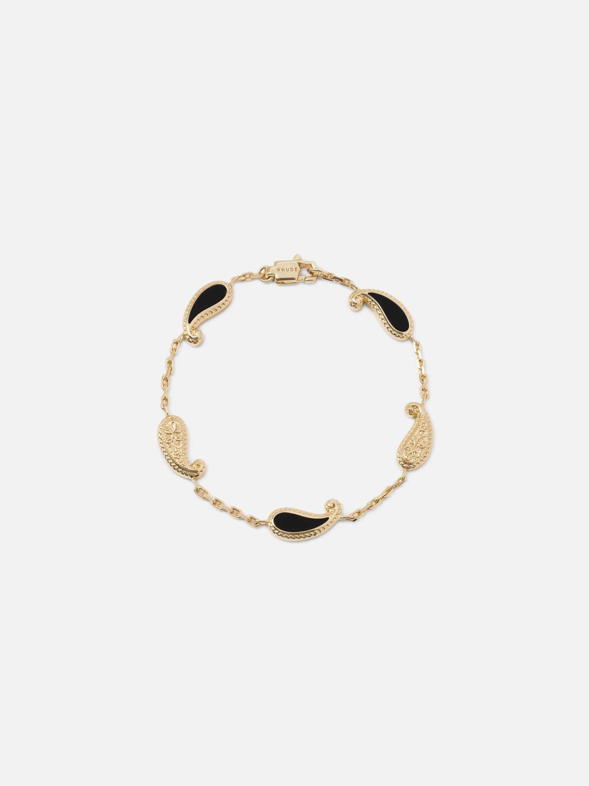 YOU BRACELET — 14K YELLOW GOLD/ONYX
