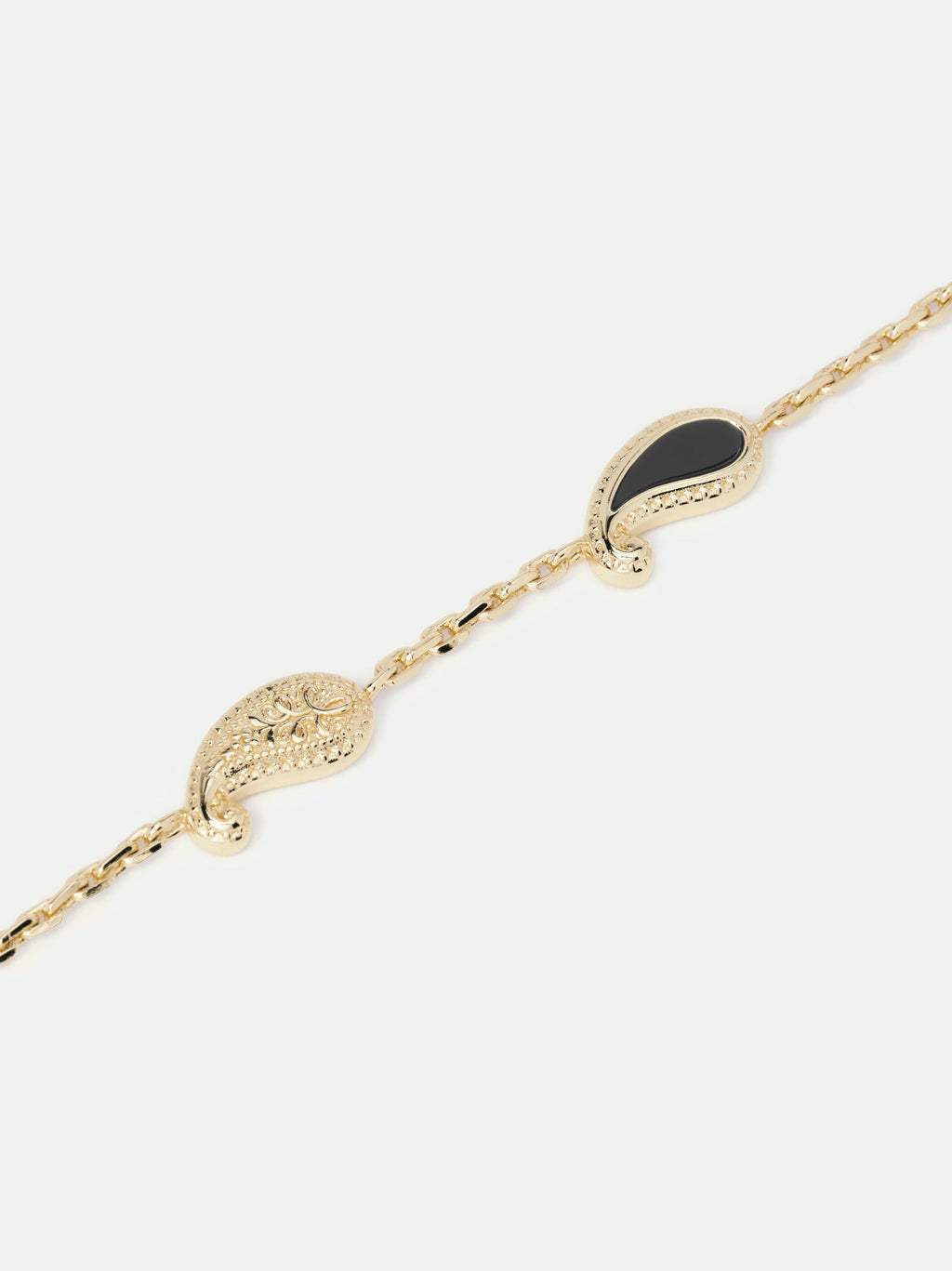 YOU BRACELET — 14K YELLOW GOLD/ONYX